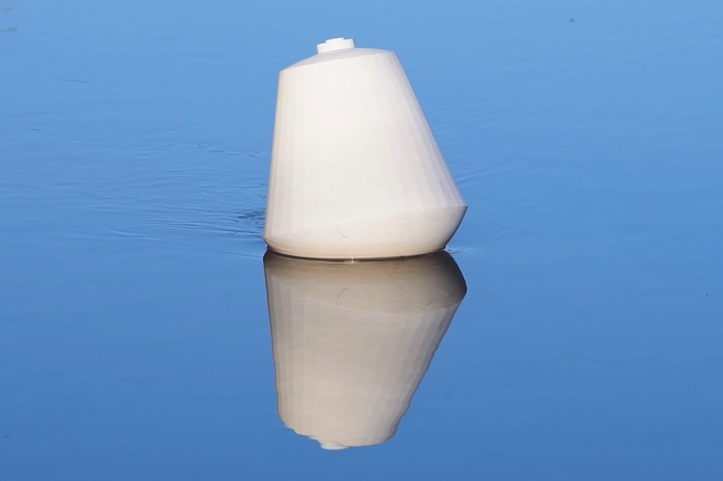 The land in the water